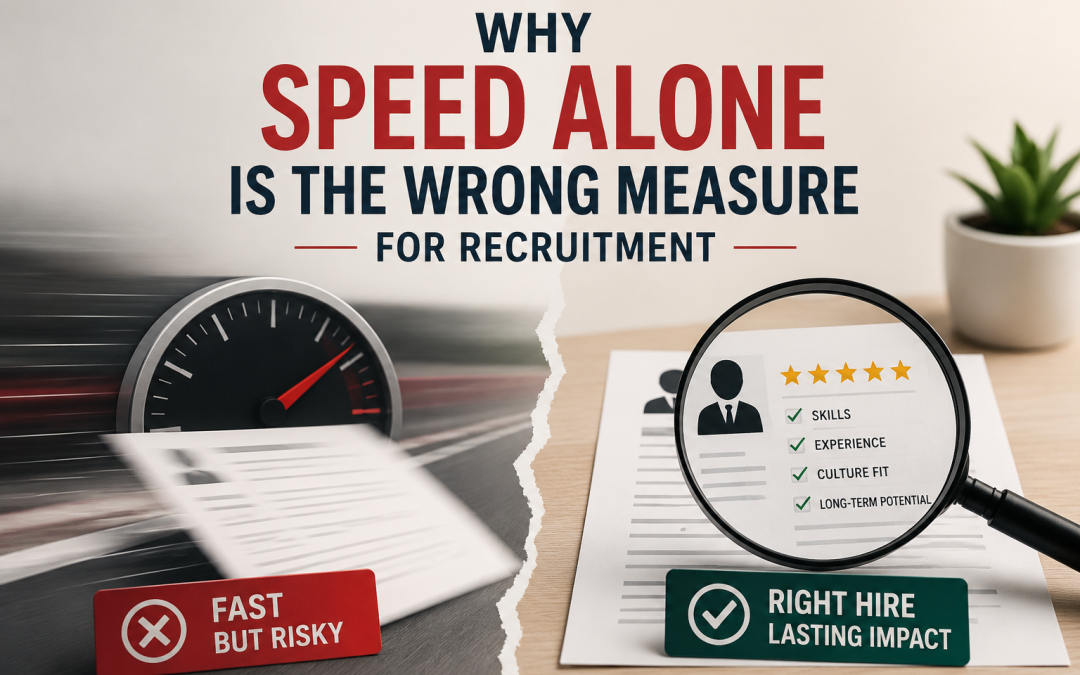 Why Speed Alone Is the Wrong Measure of Recruitment